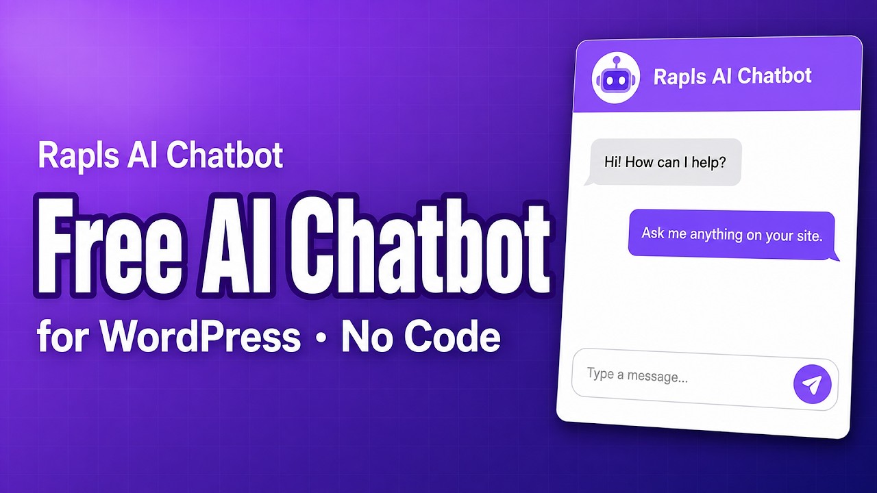 Set up a free AI chatbot on WordPress in about five minutes
