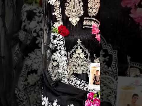 Ramsha R-573 Georgette Wholesale Pakistani Suit – product video thumbnail