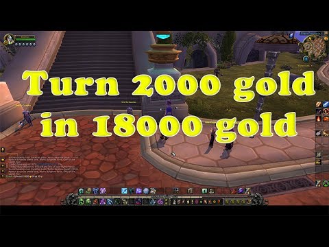 WoW Legion Gold making 18000 5mins work