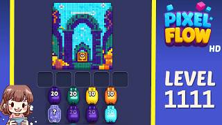 Pixel Flow Level 1111 Solution Walkthrough