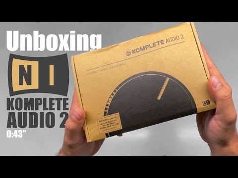 What’s in the BOX : Unboxing NATIVE INSTRUMENTS KOMPLETE AUDIO 2