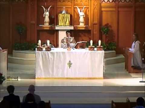 The Consecration Jim Slike  cantor; Fr  Mark  presider 060312AD xvid
