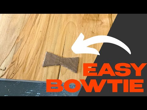 Woodworking Bowtie for Beginners | DIY Guide | #woodworking #diy