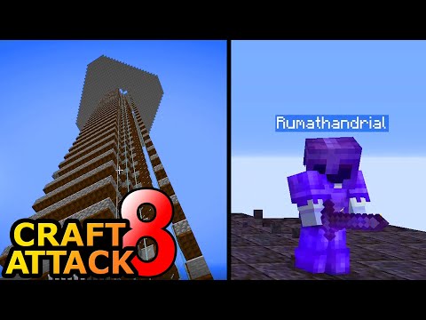 Ich helfe Chefstrobel bei seiner CREEPER FARM & Rumathra beim Haus! - Minecraft Craft Attack 8 #37