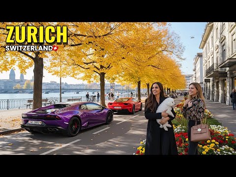 Most Expensive City in the World | Zurich Switzerland Walking Tour 4K