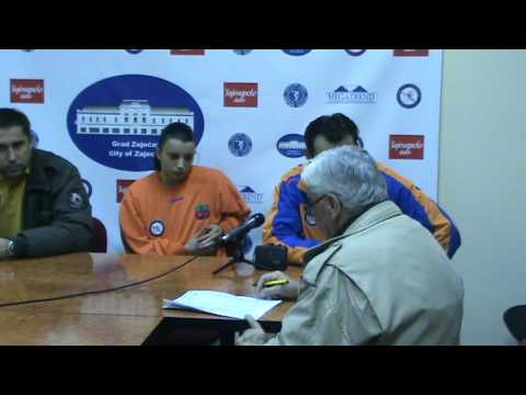 Press konferencija posle utakmice RK ZAJEČAR - RK JAGODINA 41:30 6.Kolo Super Lige Srbije