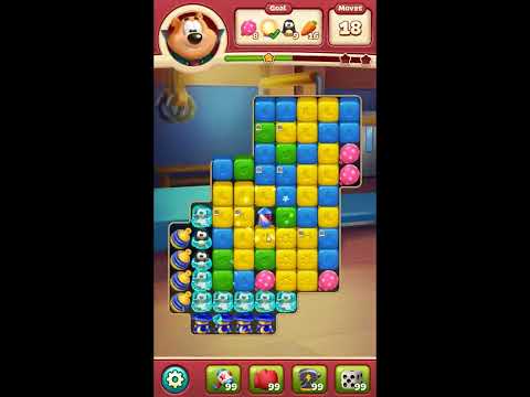 Toon Blast Level 8483 - NO BOOSTERS 🐻🐺🐱 | SKILLGAMING ✔️