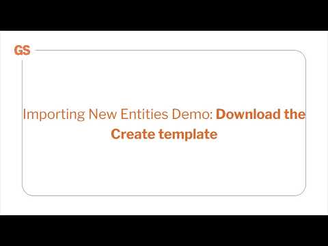 GS Premier: Import and export Parts, Users, and other Entities (long version)