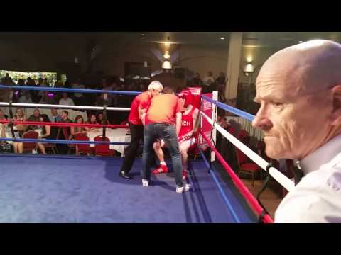 White collar Boxing Birmingham.  Fight 3