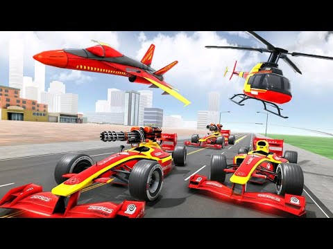 Helicopter Robot Transform : Formula Car Robot Game | Rution Games | Android Gameplay