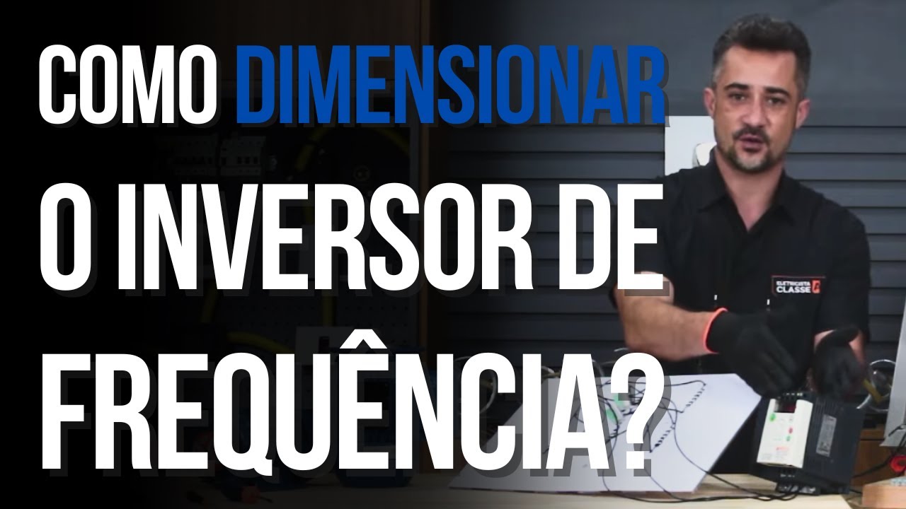 Como dimensionar um inversor de frequência para controlar um motor trifásico?