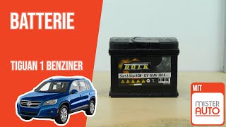 Youtube thumbnail of video "Batterie wechseln Tiguan 1 1.4 TSI  🔋"