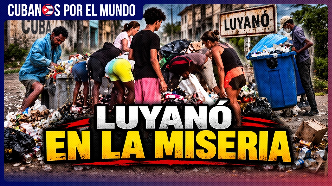 Luyanó: vecinos recogen latas de cerveza tiradas a la basura