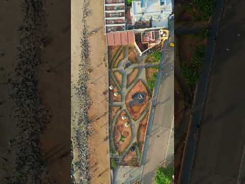 Pondicherry Aerial Series – Week 1 Rock Beach 🌊  #travel #love #photography #pondicherry #dji #love