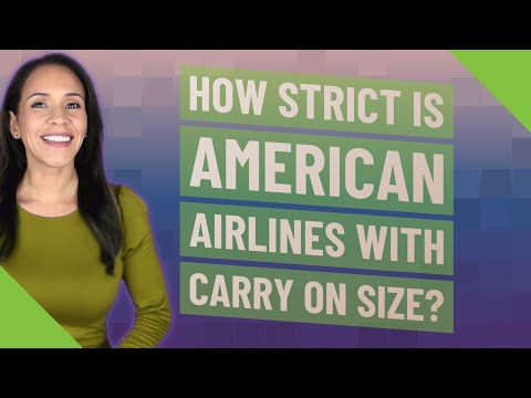 YouTube video about Exploring Carry-on Rules with American Airlines