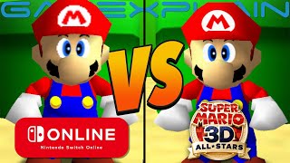 "So Long ??? Bowser" is BACK in Super Mario 64! ~ NSO Expansion Pack Comparison (Graphics & Audio)