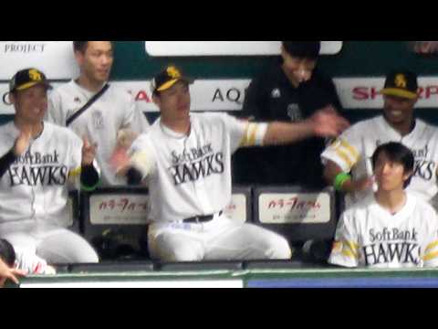 大ベテラン【柳田悠岐】がベンチを盛り上げるからホークスは強い 現地映像 CSパ・ファイナルステージ