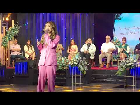 Angela Ken sings 'Akala Maling Akala' at 2G2BT finale press con