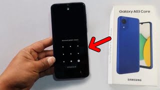 Samsung A03 Core Patten Unlock | Hard Reset Galaxy A03 Core Remove Screen Lock Using Shortcut Key