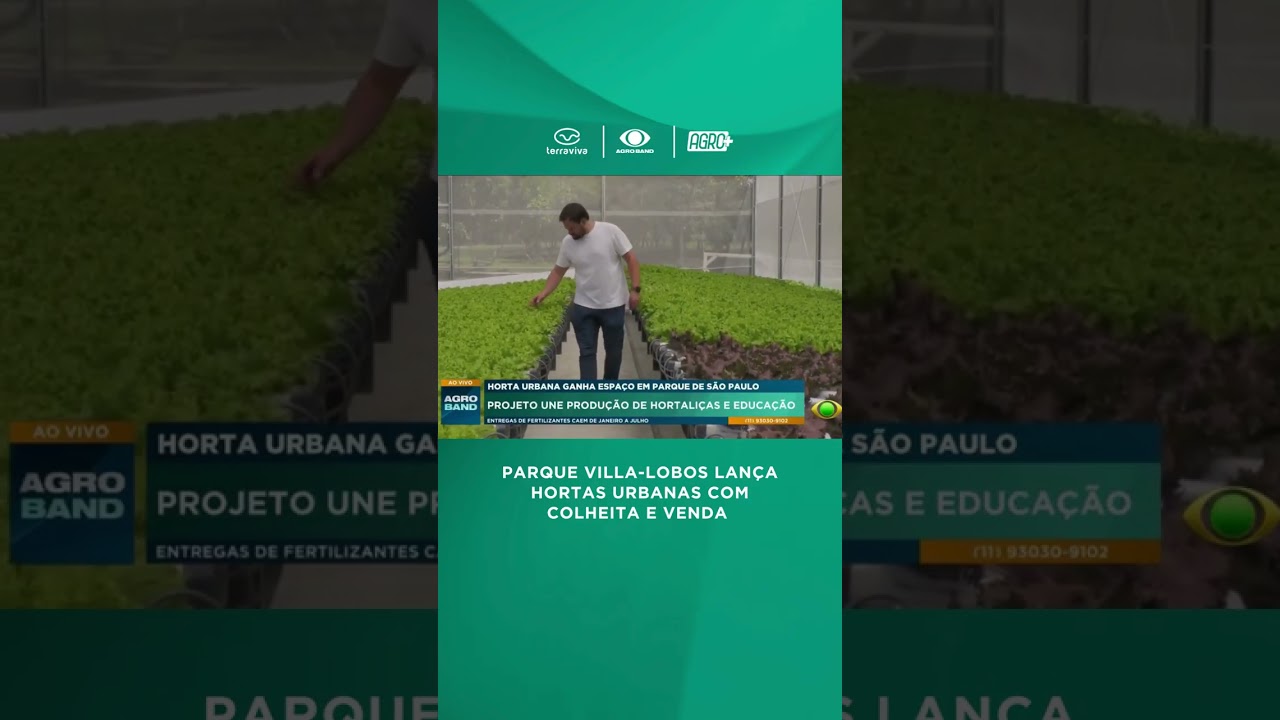 Horta Urbana no Parque Vila Lobos - SP