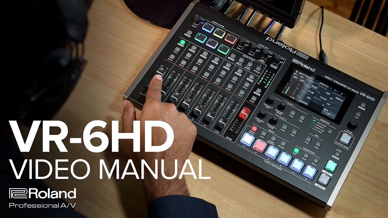 Roland Vision mixer VR-6HD