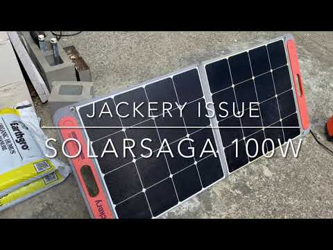 Jackery Solar Saga 100W fail