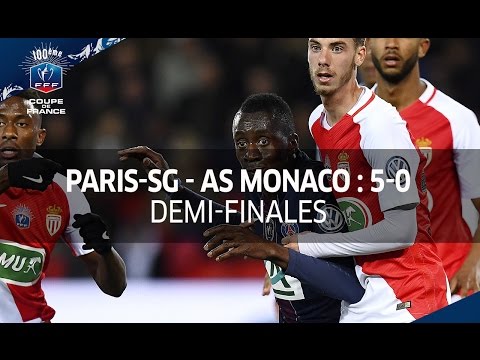 Coupe de France, 1/2 finales : Paris-SG  - AS Monaco 5-0