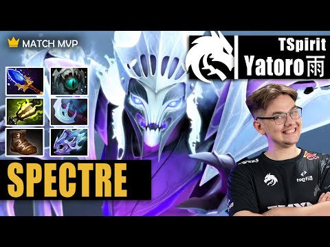 Spectre Safelane | TSpirit.Yatoro | 15 MINS RUSH SCEPTER 1ST ITEM WTF | 7.32d Gameplay Highlight