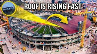Camp Nou Roof is Rising Fast(22April2026)||Camp Nou Weekly Update April 2026|Massive Progress Update