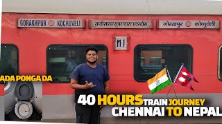 First International trip in train | 40 hours train journey in Raptisagar Express | Chennai to Nepal