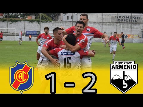 Primera B : COLEGIALES 1 - 2 DEPORTIVO ARMENIO | (Los Goles)