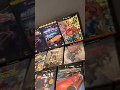My Nintendo GameCube game collection