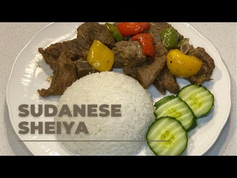 Sheiyah || The Simplest Sudanese/South Sudanese Pan Fried Beef || Beef Wet Fry
