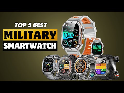 Smart Watches for Men (Answer/Make Calls), 2.02'' Military Smart Watch Built-in GPS with Sleep Monitor/Heart Rate/100+ Sport Modes, Waterproof Smartwatch Fitness Tracker for Android and iPhone Black video review thumbnail