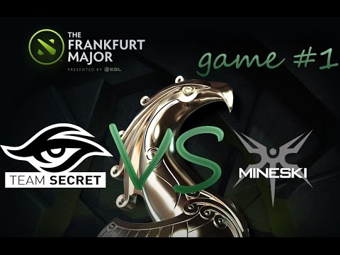 secret vs mineski, frankfurt major, main event day 2, game 1
