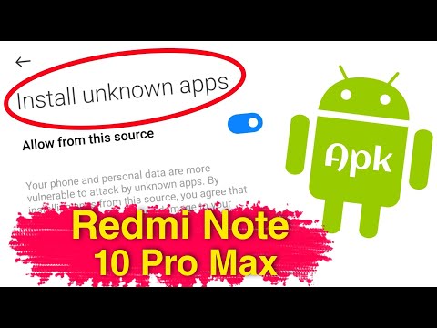 How to Turn Off Unknown Sources in Redmi Note 10 Pro Max | Redmi Note 10 Pro Max Unknown Sources