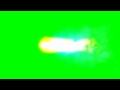 Angin burn Aircraft jet drive jet fire - green screen ...