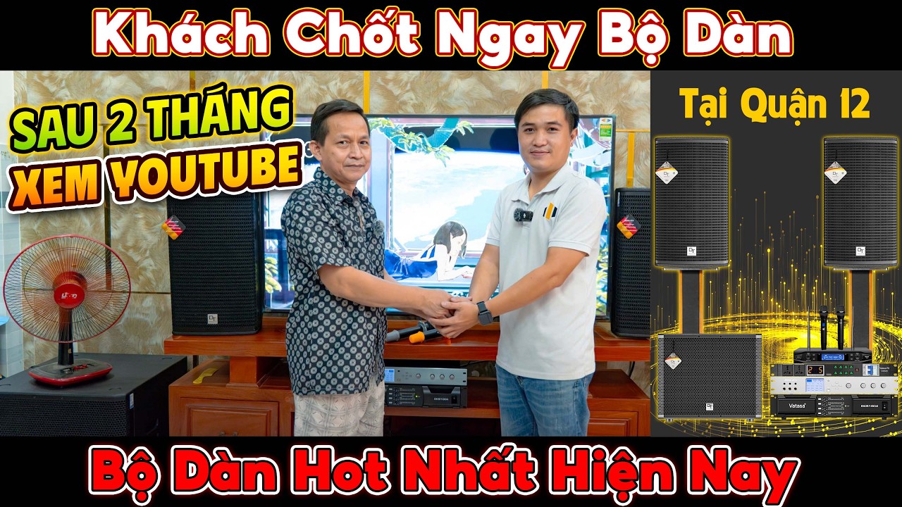 Video sản phẩm Dàn Karaoke DT TT401: (DT Alpha12, Vatasa T10, Vatasa V8 Pro, Vatasa DKS1004 New, DT Delta115, Vatasa P9 Limited)
