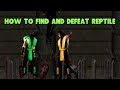 How To Defeat Reptile In The Arcade Version Of Mortal Kombat 1