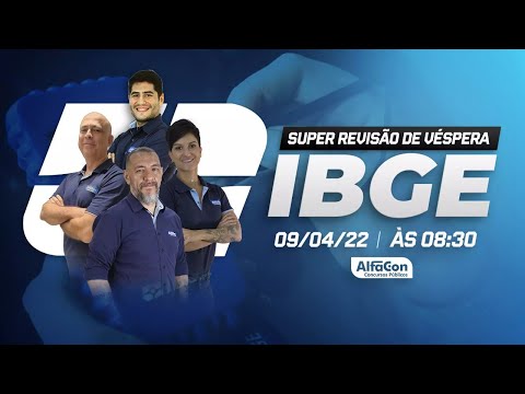 Super Revisão de Véspera IBGE - ACM, ACS e Recenseador - Alfacon