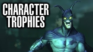 Batman Arkham City All Character Trophies