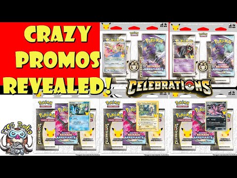 Crazy Promos From Pokémon TCG Celebrations Revealed! Prime, Level X, Delta, SP!? (Pokémon TCG News!)