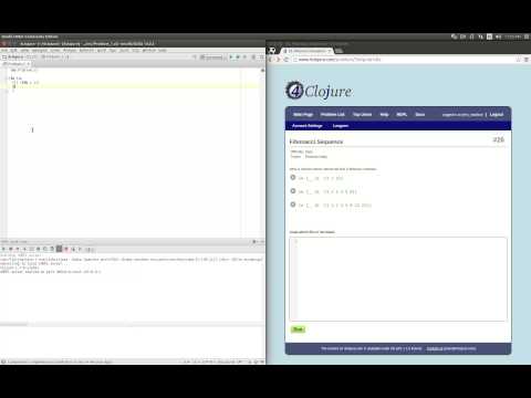 4Clojure Solution to Problem 26 - Fibonacci Sequence