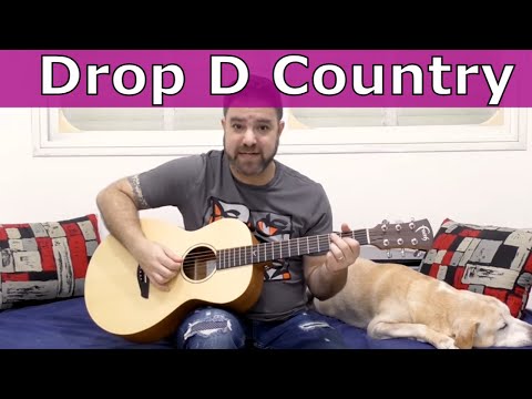 Advanced Country Rhythm in Drop D  |  Fingerstyle Guitar Lesson