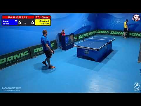 04:00 Anton Yolkin 3 - 1 Oleksandr Ivashkin West 7 WIN CUP 12.12.2022 | TABLE TENNIS WINCUP