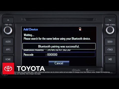 Toyota Entune | Bluetooth iPhone Pairing | Toyota