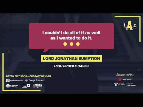 High Profile Cases | Lord Jonathan Sumption