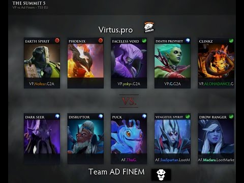 Dota 2 Ad Finem Vs Virtus Pro Game 5 Final | The Summit 5 Ad Finem Vs Virtus Pro #G5 TS5