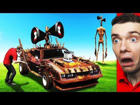 Stealing SIREN HEAD CARS In GTA 5 (Secretly)