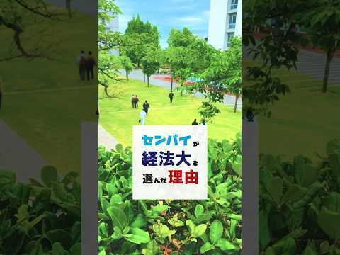 センパイが経法大を選んだ理由　#公務員